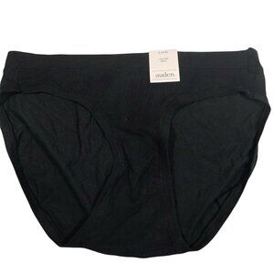 Auden Womens Size Small 4-6 Bikini Panty Ultra Soft Black New With Tags